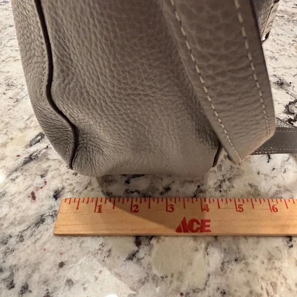 Coach Gray Leather Shoulder Bag - Picture 10 of 10